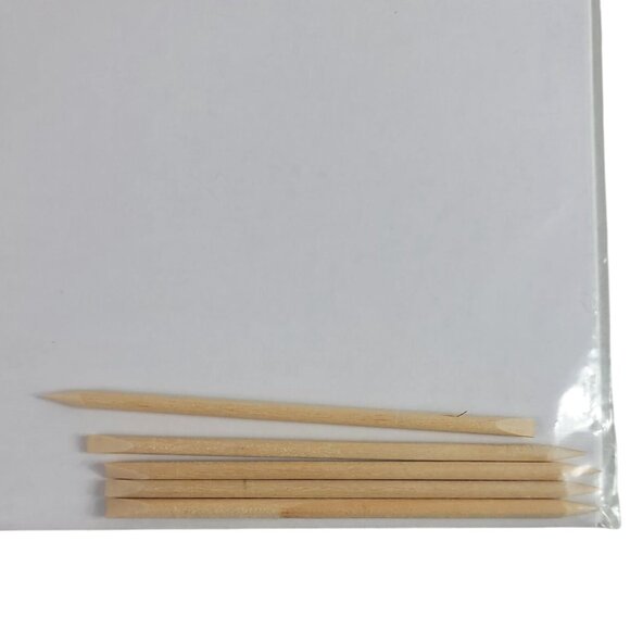 Close to My Heart Love Letters Rub Ons Chocolate Bulk 104 5 Sheets Wooden Sticks - Picture 5 of 5